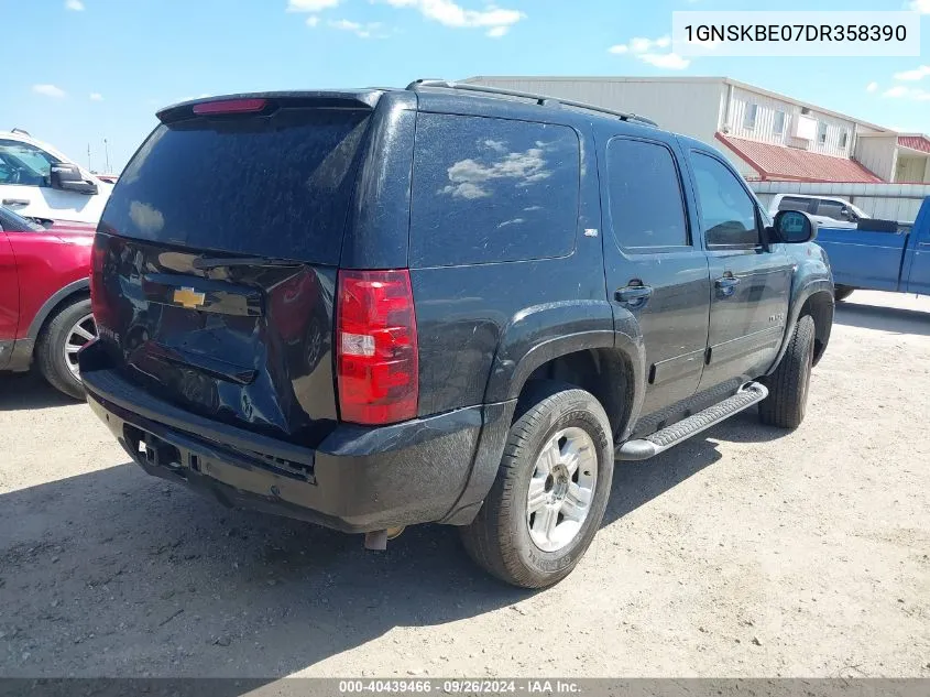 2013 Chevrolet Tahoe Lt VIN: 1GNSKBE07DR358390 Lot: 40439466