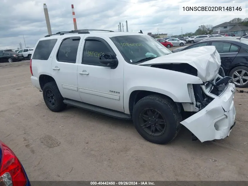 1GNSCBE02DR148146 2013 Chevrolet Tahoe Lt