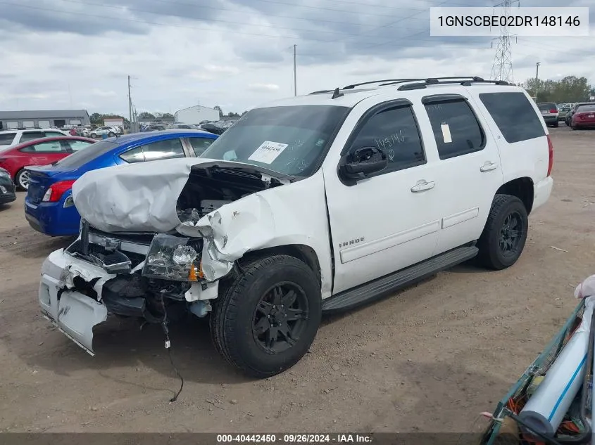 2013 Chevrolet Tahoe Lt VIN: 1GNSCBE02DR148146 Lot: 40442450