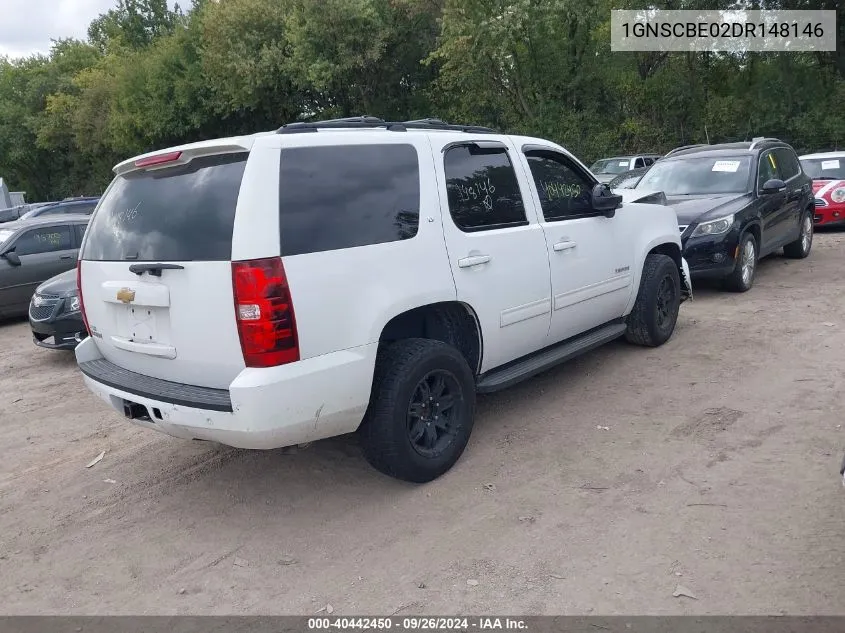 2013 Chevrolet Tahoe Lt VIN: 1GNSCBE02DR148146 Lot: 40442450