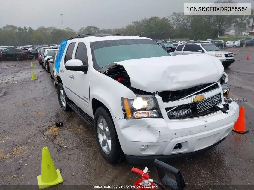 1GNSKCE0XDR355554 2013 Chevrolet Tahoe Ltz