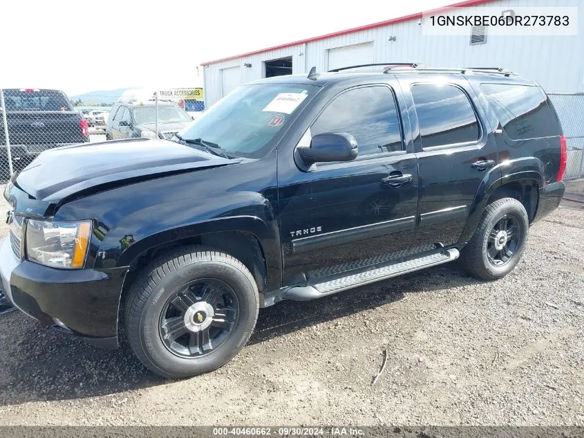 1GNSKBE06DR273783 2013 Chevrolet Tahoe Lt