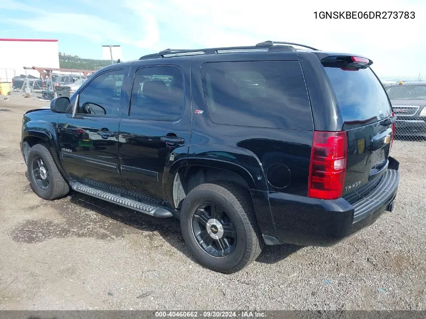 1GNSKBE06DR273783 2013 Chevrolet Tahoe Lt