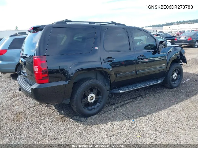 2013 Chevrolet Tahoe Lt VIN: 1GNSKBE06DR273783 Lot: 40460662