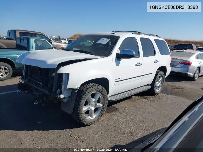 2013 Chevrolet Tahoe K1500 Ltz VIN: 1GNSKCE08DR313383 Lot: 40469247