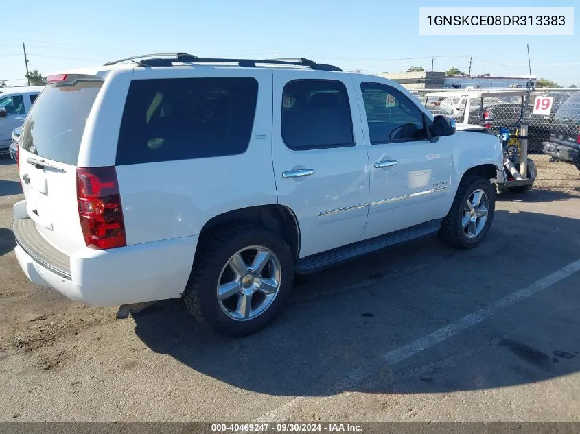 1GNSKCE08DR313383 2013 Chevrolet Tahoe K1500 Ltz