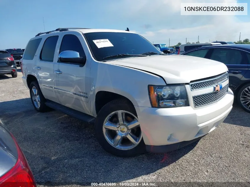 2013 Chevrolet Tahoe Ltz VIN: 1GNSKCE06DR232088 Lot: 40470695