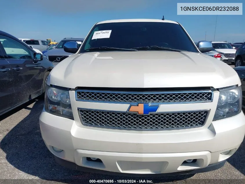 2013 Chevrolet Tahoe Ltz VIN: 1GNSKCE06DR232088 Lot: 40470695