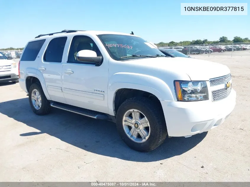 2013 Chevrolet Tahoe Lt VIN: 1GNSKBE09DR377815 Lot: 40475087