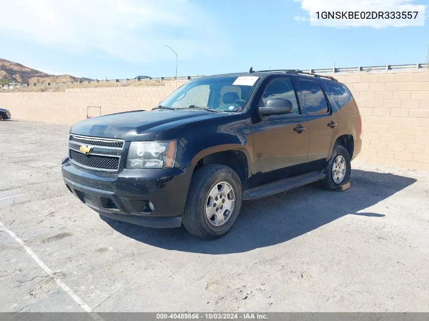 2013 Chevrolet Tahoe Lt VIN: 1GNSKBE02DR333557 Lot: 40489856