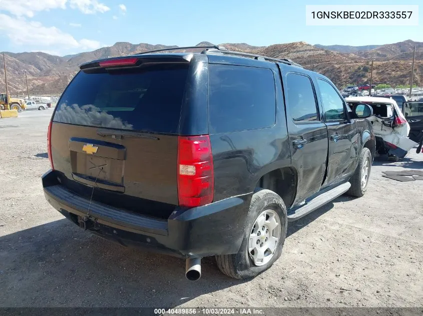 2013 Chevrolet Tahoe Lt VIN: 1GNSKBE02DR333557 Lot: 40489856