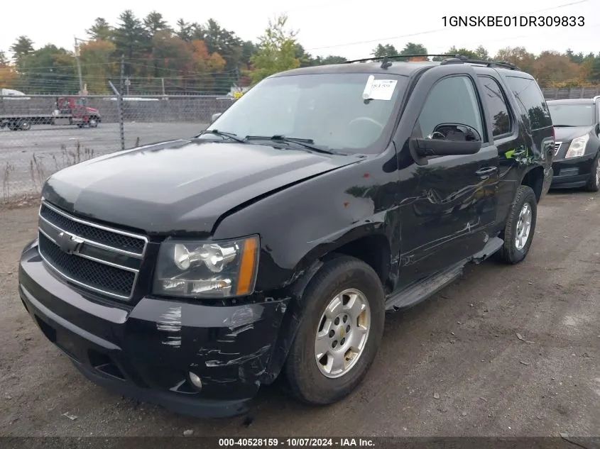 2013 Chevrolet Tahoe Lt VIN: 1GNSKBE01DR309833 Lot: 40528159