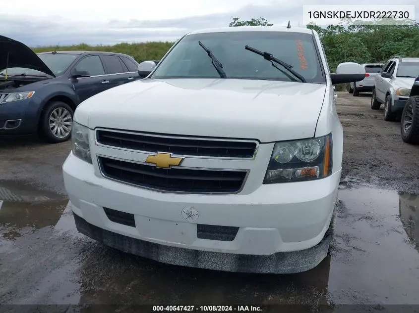 2013 Chevrolet Tahoe Hybrid VIN: 1GNSKDEJXDR222730 Lot: 40547427