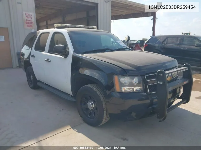 2013 Chevrolet Tahoe Commercial Fleet VIN: 1GNLC2E03DR259454 Lot: 40553160