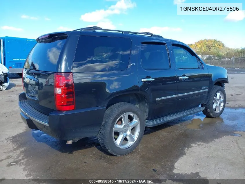 2013 Chevrolet Tahoe Ltz VIN: 1GNSKCE04DR275506 Lot: 40556545