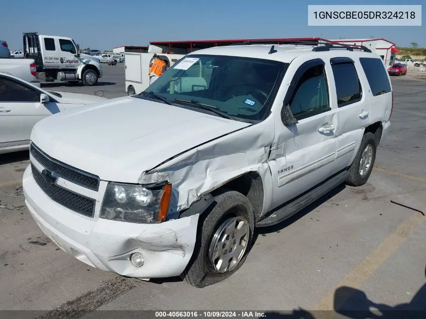 2013 Chevrolet Tahoe Lt VIN: 1GNSCBE05DR324218 Lot: 40563016