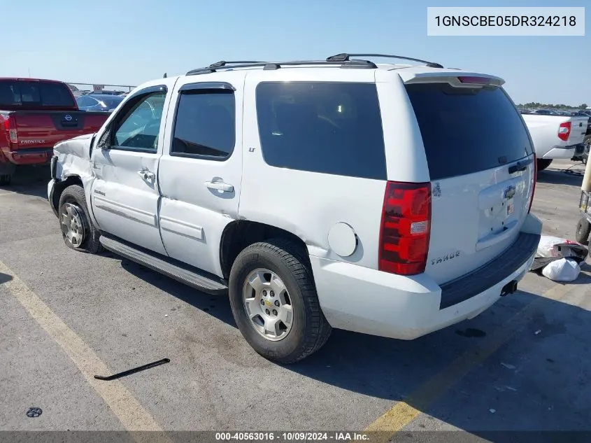 2013 Chevrolet Tahoe Lt VIN: 1GNSCBE05DR324218 Lot: 40563016