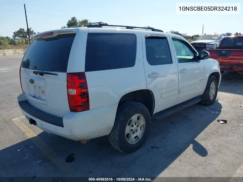 2013 Chevrolet Tahoe Lt VIN: 1GNSCBE05DR324218 Lot: 40563016