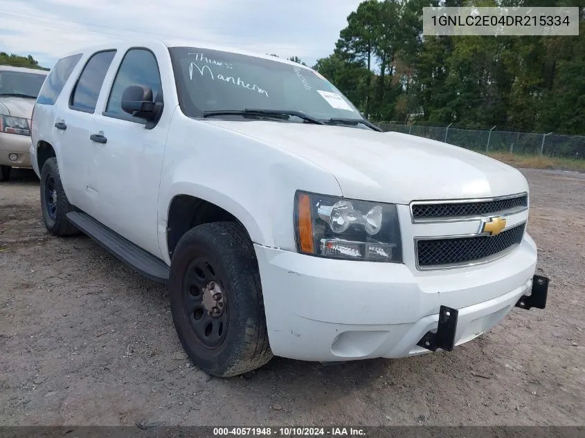 2013 Chevrolet Tahoe Commercial Fleet VIN: 1GNLC2E04DR215334 Lot: 40571948