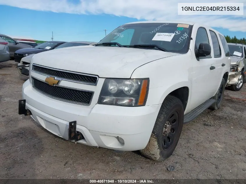 2013 Chevrolet Tahoe Commercial Fleet VIN: 1GNLC2E04DR215334 Lot: 40571948