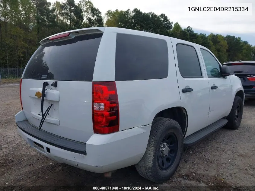 2013 Chevrolet Tahoe Commercial Fleet VIN: 1GNLC2E04DR215334 Lot: 40571948