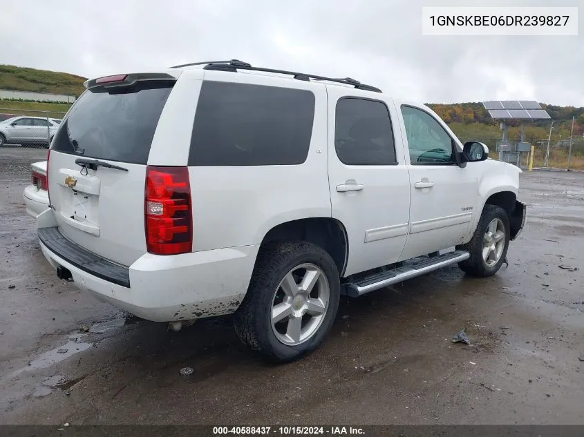 2013 Chevrolet Tahoe Lt VIN: 1GNSKBE06DR239827 Lot: 40588437