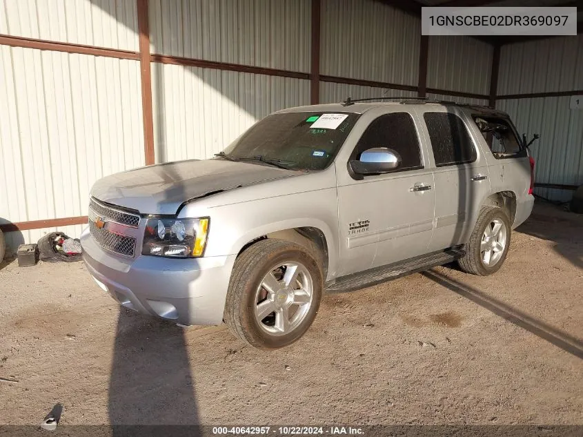 2013 Chevrolet Tahoe Lt VIN: 1GNSCBE02DR369097 Lot: 40642957