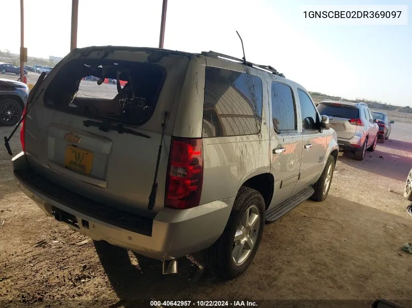 2013 Chevrolet Tahoe Lt VIN: 1GNSCBE02DR369097 Lot: 40642957