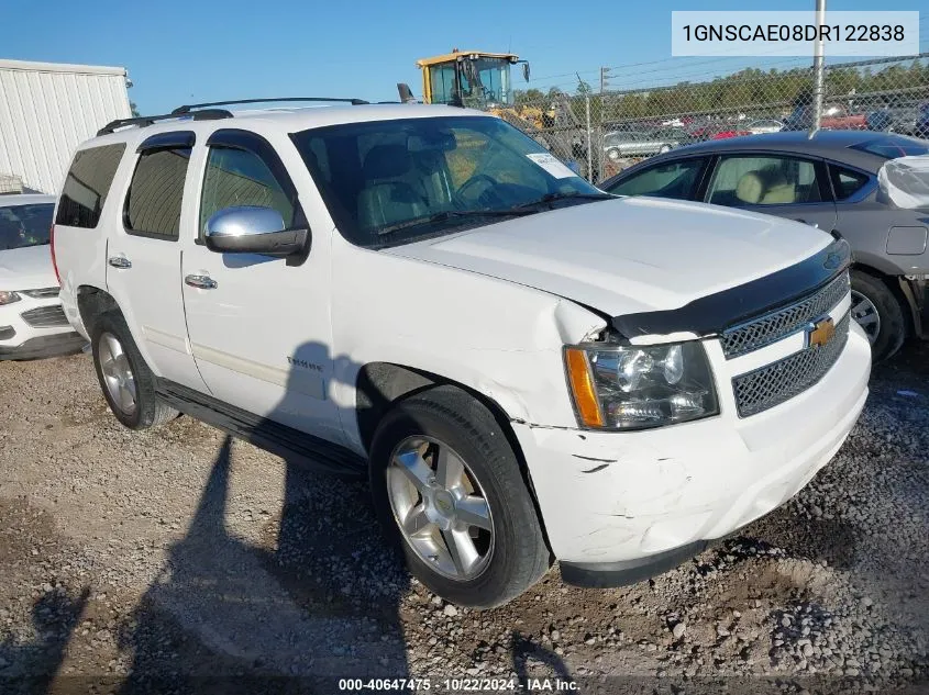 2013 Chevrolet Tahoe Ls VIN: 1GNSCAE08DR122838 Lot: 40647475