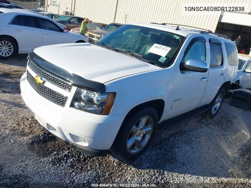 2013 Chevrolet Tahoe Ls VIN: 1GNSCAE08DR122838 Lot: 40647475