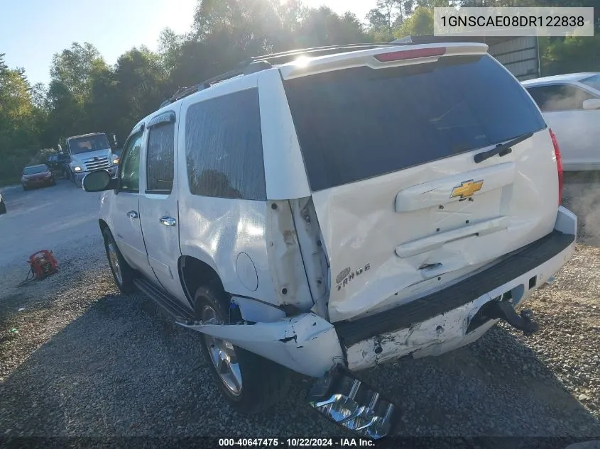 2013 Chevrolet Tahoe Ls VIN: 1GNSCAE08DR122838 Lot: 40647475