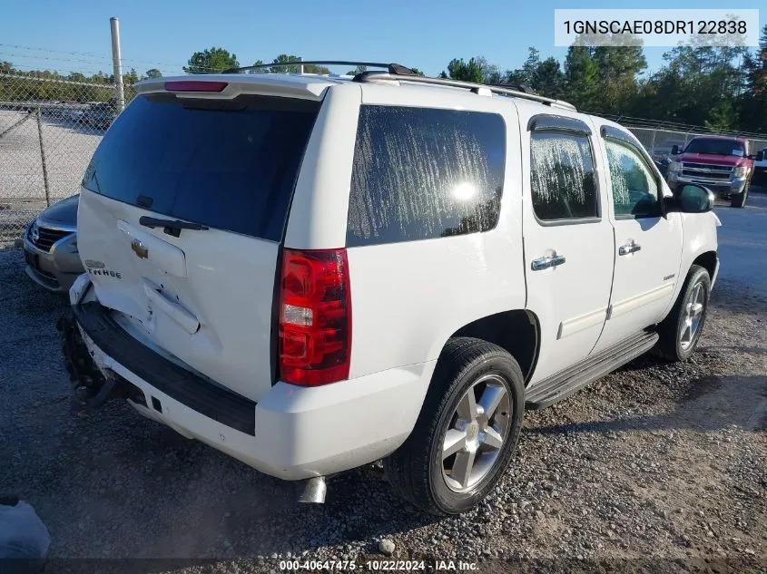 2013 Chevrolet Tahoe Ls VIN: 1GNSCAE08DR122838 Lot: 40647475