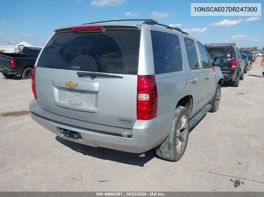 2013 Chevrolet Tahoe Ls VIN: 1GNSCAE07DR247300 Lot: 40664391