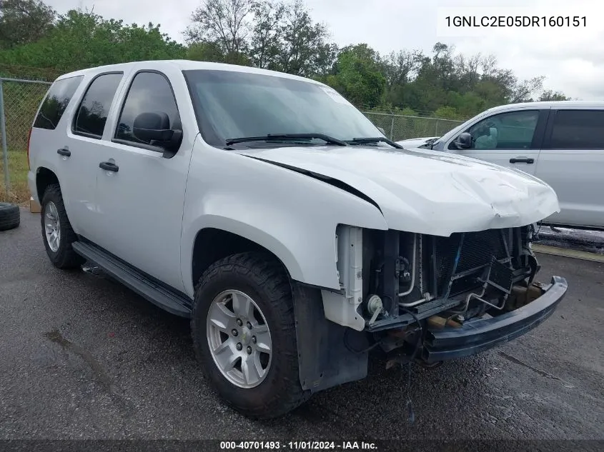 2013 Chevrolet Tahoe Commercial Fleet VIN: 1GNLC2E05DR160151 Lot: 40701493