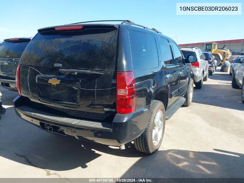 2013 Chevrolet Tahoe Lt VIN: 1GNSCBE03DR206023 Lot: 40709780