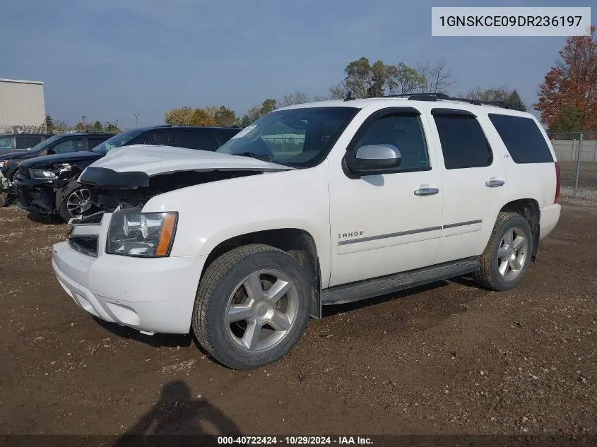 2013 Chevrolet Tahoe Ltz VIN: 1GNSKCE09DR236197 Lot: 40722424