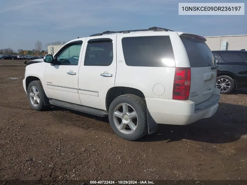 2013 Chevrolet Tahoe Ltz VIN: 1GNSKCE09DR236197 Lot: 40722424