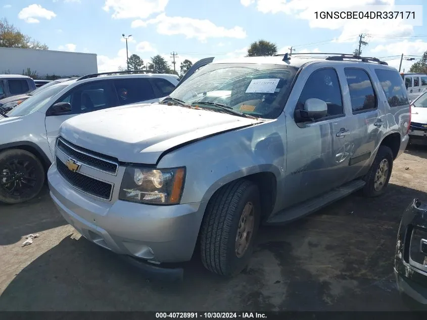 1GNSCBE04DR337171 2013 Chevrolet Tahoe Lt