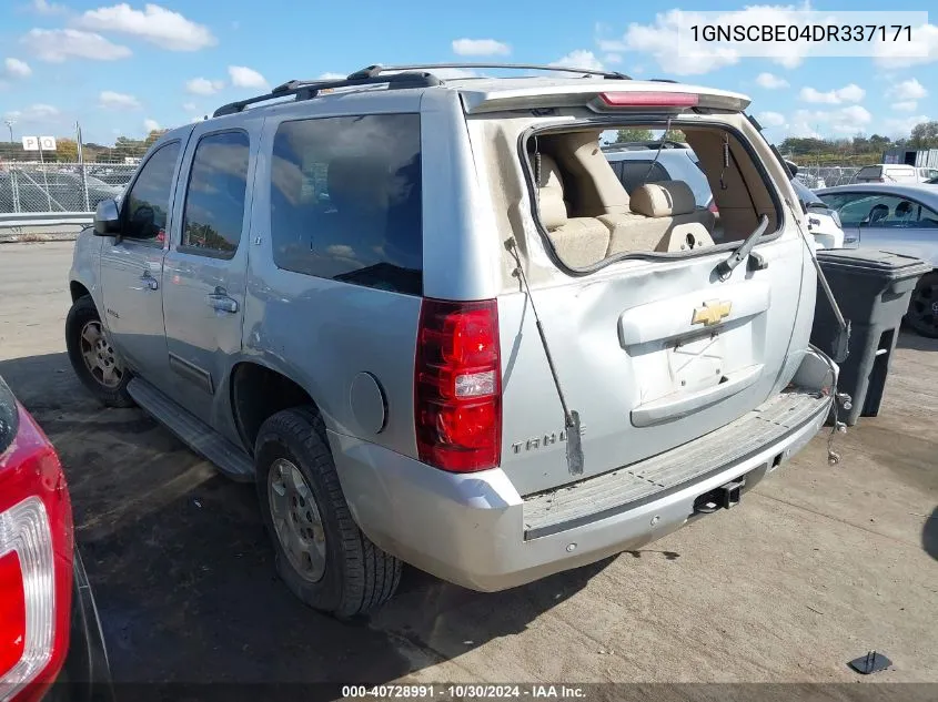 1GNSCBE04DR337171 2013 Chevrolet Tahoe Lt