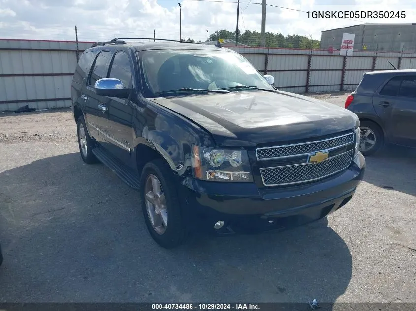 2013 Chevrolet Tahoe Ltz VIN: 1GNSKCE05DR350245 Lot: 40734486