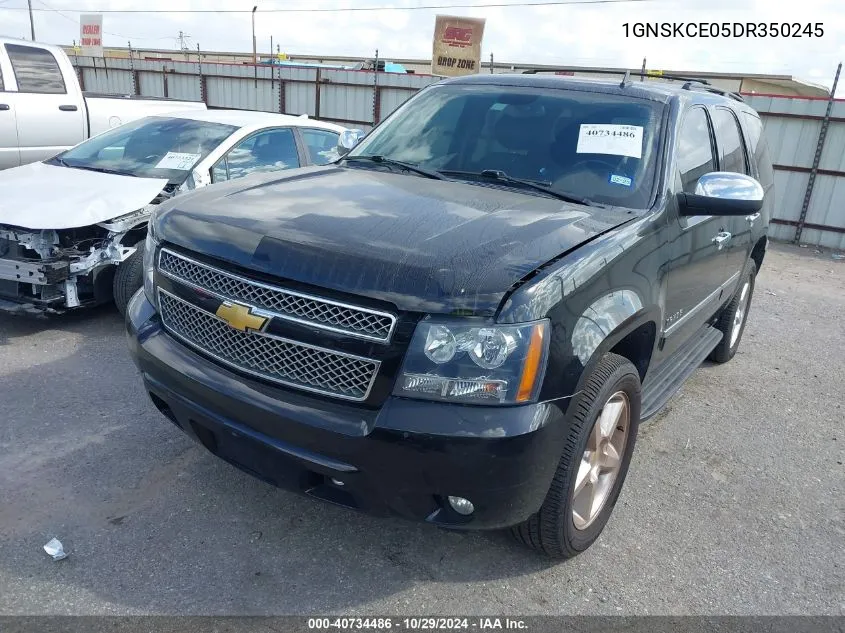 2013 Chevrolet Tahoe Ltz VIN: 1GNSKCE05DR350245 Lot: 40734486