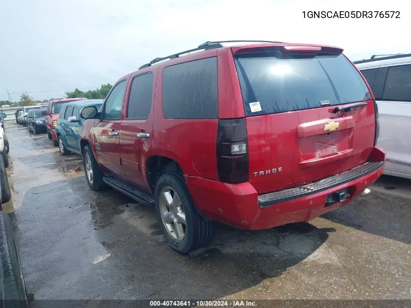 2013 Chevrolet Tahoe Ls VIN: 1GNSCAE05DR376572 Lot: 40743641