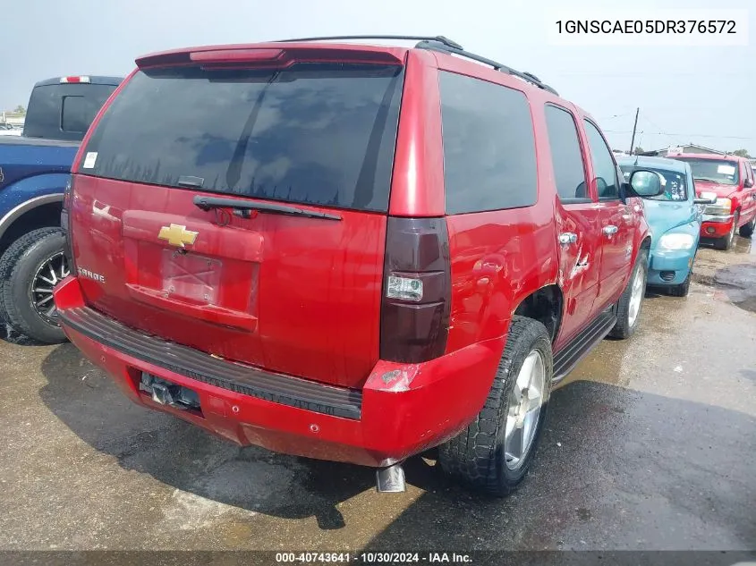 2013 Chevrolet Tahoe Ls VIN: 1GNSCAE05DR376572 Lot: 40743641