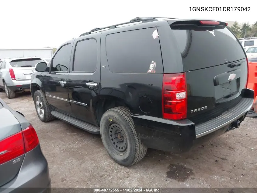 2013 Chevrolet Tahoe Ltz VIN: 1GNSKCE01DR179042 Lot: 40772555