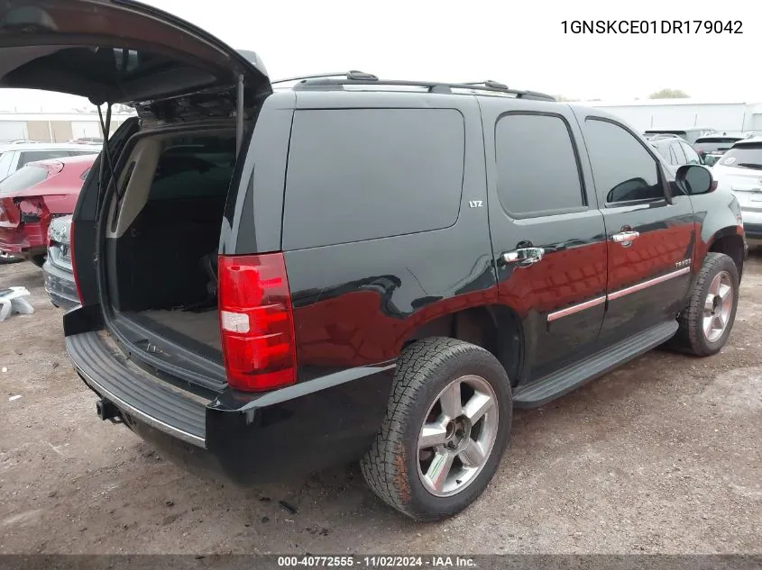 2013 Chevrolet Tahoe Ltz VIN: 1GNSKCE01DR179042 Lot: 40772555