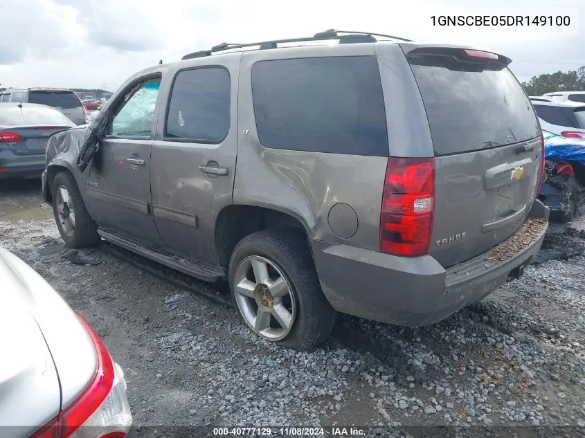 2013 Chevrolet Tahoe Lt VIN: 1GNSCBE05DR149100 Lot: 40777129