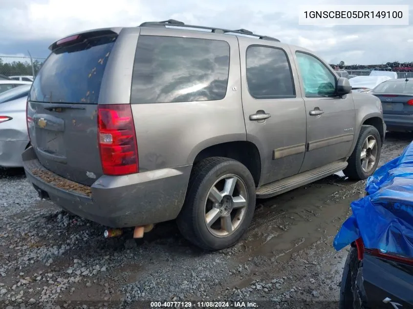 2013 Chevrolet Tahoe Lt VIN: 1GNSCBE05DR149100 Lot: 40777129