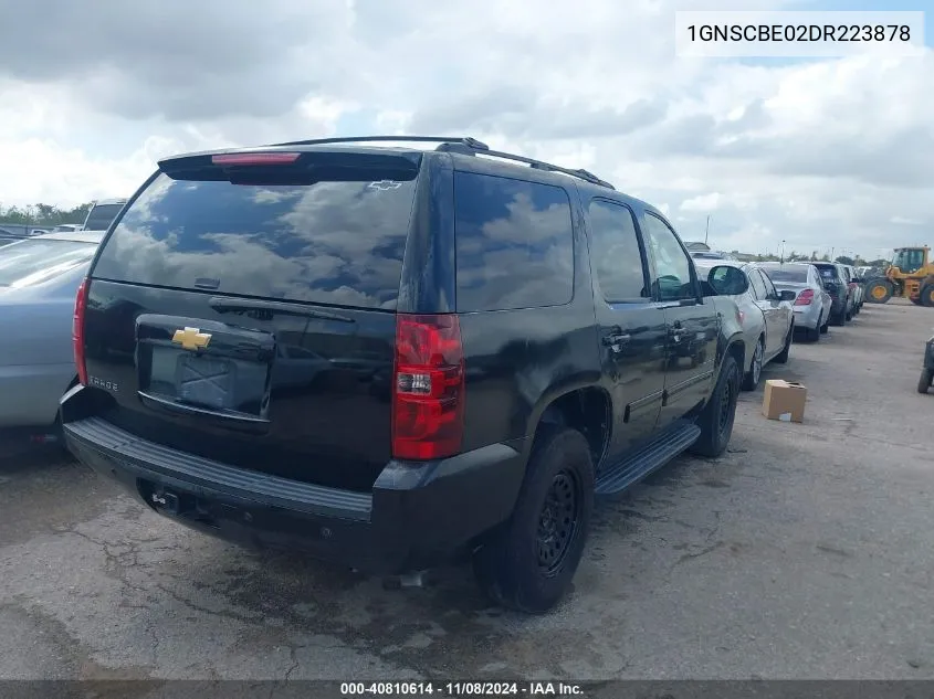 2013 Chevrolet Tahoe Lt VIN: 1GNSCBE02DR223878 Lot: 40810614