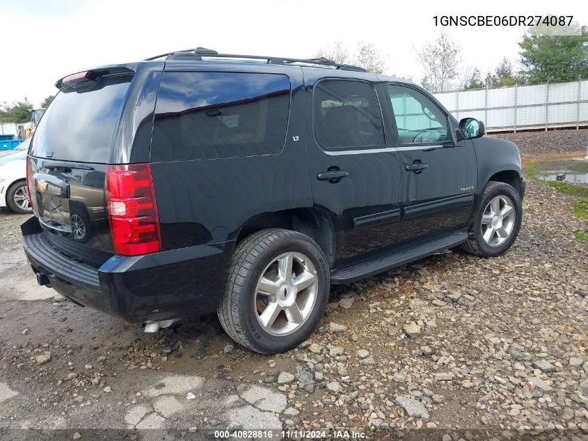 2013 Chevrolet Tahoe Lt VIN: 1GNSCBE06DR274087 Lot: 40828816