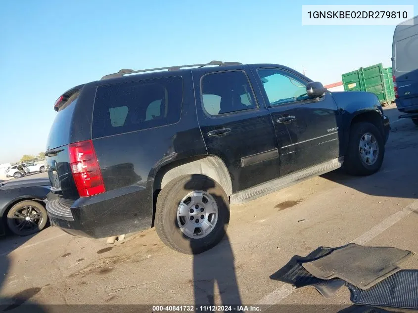 2013 Chevrolet Tahoe Lt VIN: 1GNSKBE02DR279810 Lot: 40841732